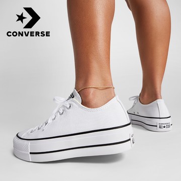 【Converse官方旗艦店】低筒厚底帆布鞋_女性_CHUCK TAYLOR ALL STAR LIFT_560251C