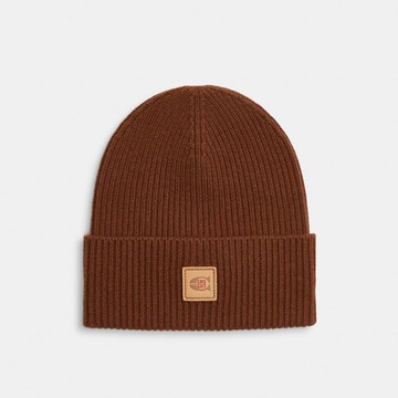 COACH CLOT 貼飾針織比尼帽