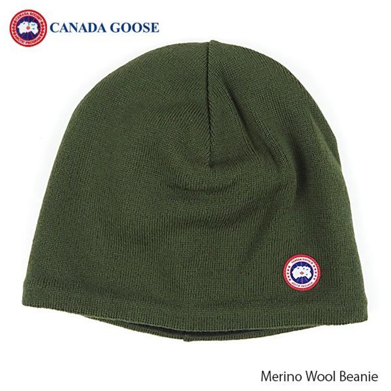 CANADA GOOSE カナダグース メリノ ウール ビーニー ニットキャップ