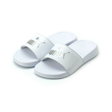 PUMA POPCAT 20 METALLIC WHISPER 拖鞋 白 404856-02 女鞋