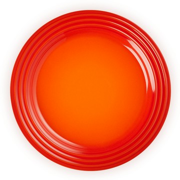 LE CREUSET -瓷器沙拉盤 22cm (火焰橘)