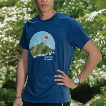 🌟100%環保再生🌱UPF50+涼感循環極風衣＿短袖【晴空玉山款】