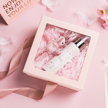 【客製禮盒】英文名訂製/女生保溫泡茶杯-茶葉濾網 生日 新年送禮