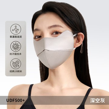 台灣熱賣真絲防曬遮陽口罩防紫外綫女醫美術後全臉麵罩開車桑蠶絲臉罩0501 PBGI