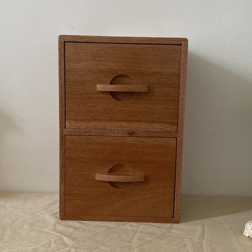 【台灣公司 可打統編】收納盒少女心日式臥室實木書桌面收納抽屜玄關收納盒桌面抽屜式  y8185