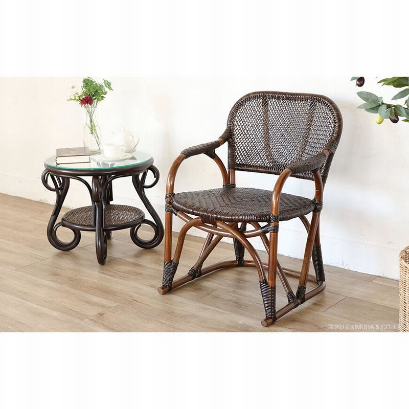 パーソナルチェア（ラタン×籐） パーソナルチェア ラタン 籐 椅子 リゾート ナチュラル｜Amanda