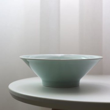 山水一間家用陶瓷斗笠碗裝菜碗7寸面碗8.5寸湯碗景德鎮螺螄粉面碗