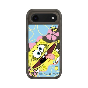iPhone Air AirX 本質黑 - 海綿寶寶 SpongeBob - 搞笑海綿