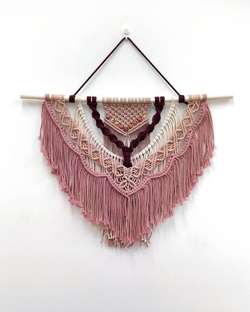 Macrame Wall Hanging手工編織波希米亞風掛飾裝飾壁掛【Misha】
