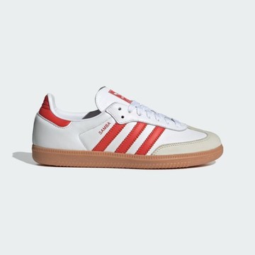 Adidas Samba OG W IF6513 女 休閒鞋 經典 復古 德訓鞋 皮革 膠底 百搭 穿搭 白 紅