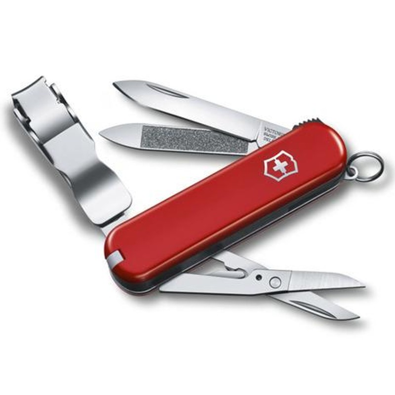 63525　レッド　ビクトリノックス（VICTORINOX）（メンズ、レディース）ネイルクリップ580　LINEショッピング　爪切り　マルチツール