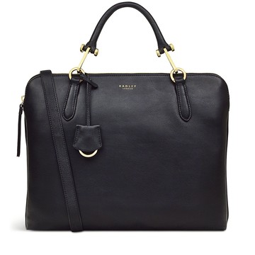 Radley London Womens Leather Commute Street Large Laptop Grab - Black Large