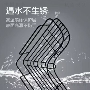 隔日達920🚚鐵藝三角置物架轉角浴室衛生間壁掛廚房收納架廚房免打孔置物架