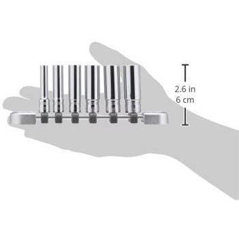 京都機械工具(KTC) nepros ネプロス 6.3SQ ディープソケットセット 6点