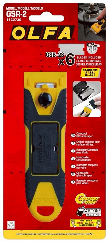 【文具通】OLFA 輕巧 玻璃專用 刮刀 GSR-2 與日本型號232B相同 E202【APP滿額下單10%點數(單一帳號最高5000點)】1/31止