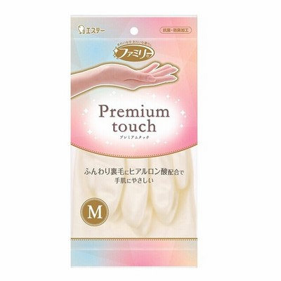 エステー ファミリー プレミアムタッチ ヒアルロン酸 M パールホワイト