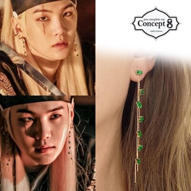 高質 BTS AgustD SUGA ユンギ ピアス イヤリング | yasnabeauty.com