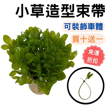 【OIN】理線帶 尼龍束帶 車牌束帶 小草束帶 小草 樹葉束帶 機車 裝飾 紮線帶 綁線帶 捆線帶 塑膠束帶 葉子束帶