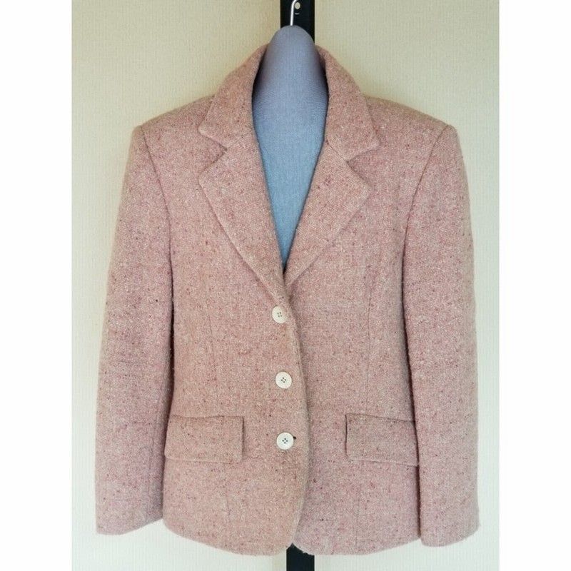 ピンク ウール ジャケット 肉厚 冬春物 Fascino レディース 古着 B 6 値下げ 通販 Lineポイント最大0 5 Get Lineショッピング