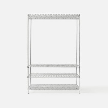 (組合) 特力屋 重型鍍鉻四層衣架 122X60x180cm