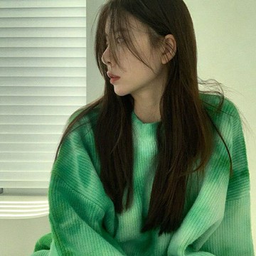 纖婕芙大碼扎染毛衣女2022秋季新款韓版寬松休閑慵懶套頭針織上衣