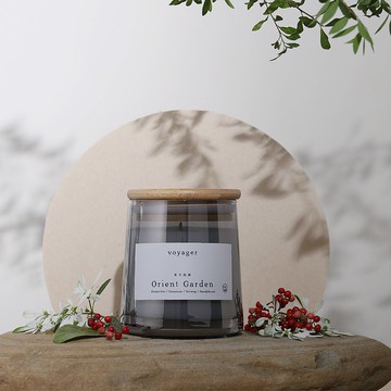 花一 | 東方庭園 天然精油香氛蠟燭 | voyager