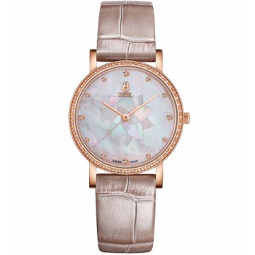 Ernest Borel 瑞士依波路表 典雅系列 睡蓮美鑽石英女錶 31mm BGR860D-422BE