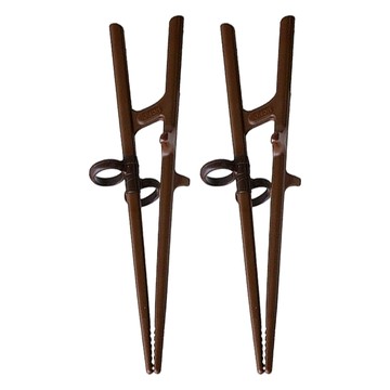 Edison 右手用成人矯正筷  棕色  2雙