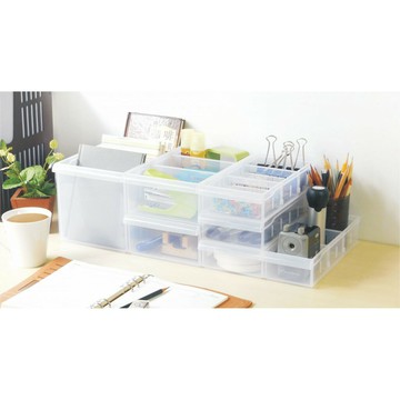 Keyway 聯府   Fine隔板整理盒 / 文具小物盒 領帶襪子盒 水果收納分類盒 置物盒 冰箱收納  LF3004  【139百貨】