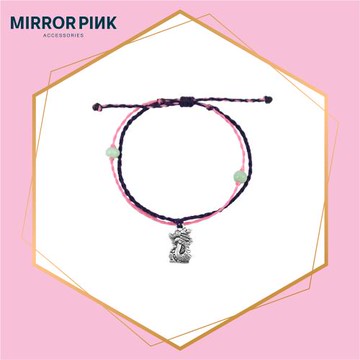 【MIRROR 皇宣緣】龍舉雲興翡翠蠟線手鍊