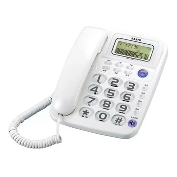 台灣三洋 有線電話機 TEL-991 珍珠白