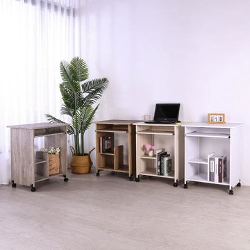 BuyJM 低甲醛簡約附輪電腦桌 沙發邊桌 書桌 辦公桌(寬60公分)
