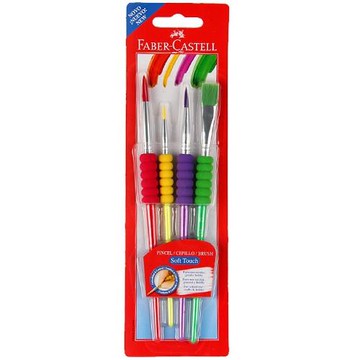 FABER-CASTELL輝柏 甜筒水彩筆4支入 /卡 181600