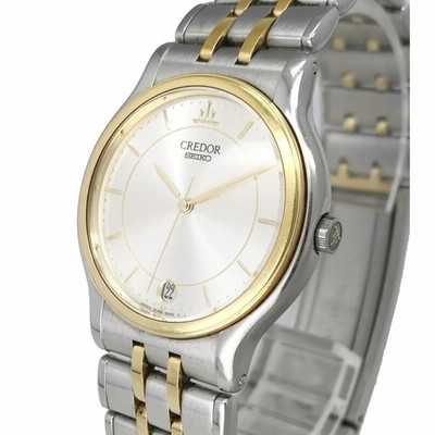 クレドール 8J86-6A00 18K SS セイコー SEIKO クオーツ 中古