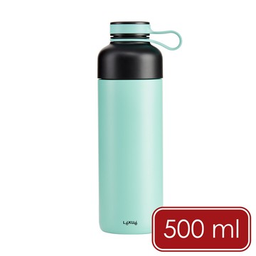 LEKUE 西班牙 雙層不鏽鋼保溫瓶(湖水綠500ml) / 保溫壺 水壺 不鏽鋼水壺