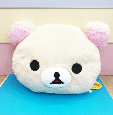 【震撼精品百貨】Rilakkuma San-X 拉拉熊懶懶熊 拉拉熊絨毛造型抱枕-牛奶妹#00674 震撼日式精品百貨