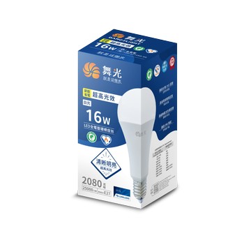 【節能】舞光LED 16W 燈泡-白光 H04-LED-E2716D-EG