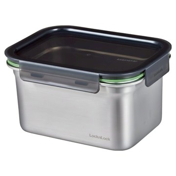 LocknLock 樂扣樂扣 Stackable 不鏽鋼保鮮盒 2L  1個  盒身 + 上蓋