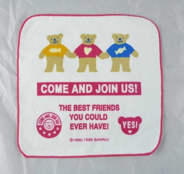 【震撼精品百貨】Tetsunagikuma_彩色牽手熊~方巾