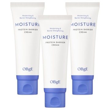 OBgE 台灣公司貨 水潤蛋白屏障修護面霜  3件  70ml