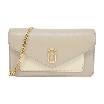 MARC JACOBS THE LONGSHOT防刮鏈帶撞色WOC斜背包-兩色選