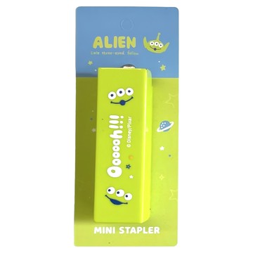 norns 迪士尼可攜式釘書機 三眼怪  1個  綠色