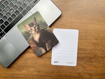 【貓狗名畫廊 05 】 明信片丨 Amazing Studio