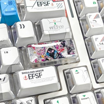 蜘蛛俠鍵帽🔥 蜘蛛人：嶄新之日 Q版公仔鍵帽 ESC鍵帽 漫威蜘蛛人 光設計可來圖訂製 機械鍵盤個性化 生日禮物回車鎏
