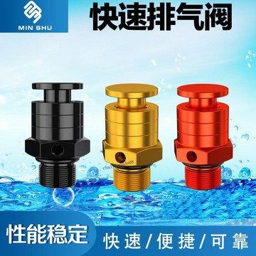 【臺灣出貨】快速排氣閥手動回彈氣閥快放閥高壓按壓式一體排氣閥按壓式放氣閥
