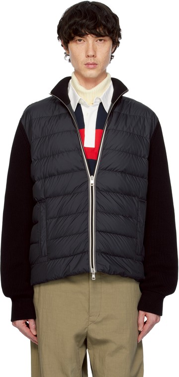 Moncler 黑色 Padded Cotton Zip-Up 羽绒夹克
