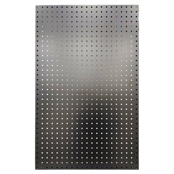 撥撥的架子 HH-004BB 含一片洞洞板與五支牛角掛勾 居家收納好幫手  黑色  1組