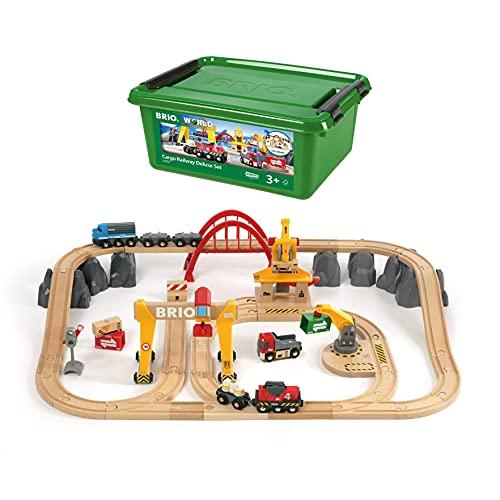 BRIO ブリオ WORLD カーゴレールデラックスセット [全54ピース