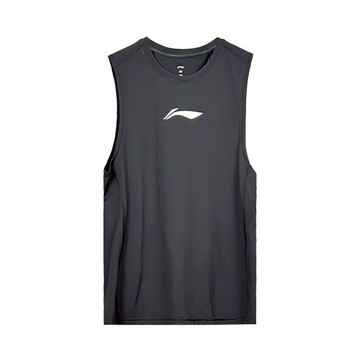 李寧 速乾舒適透氣緊身運動健身背心 AUDV035