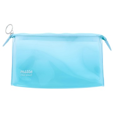 sun-star mitte 幻彩柔漾萬用收納筆袋 晨露 半透明多層收納  1個